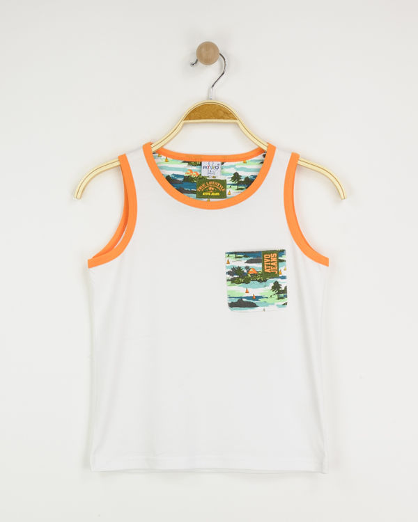 Picture of A0655 BOYS COTTON SLEEVELESS TOP